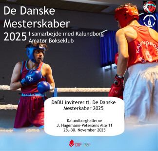 DANSKE MESTERSKABER I BOKSNING 2025